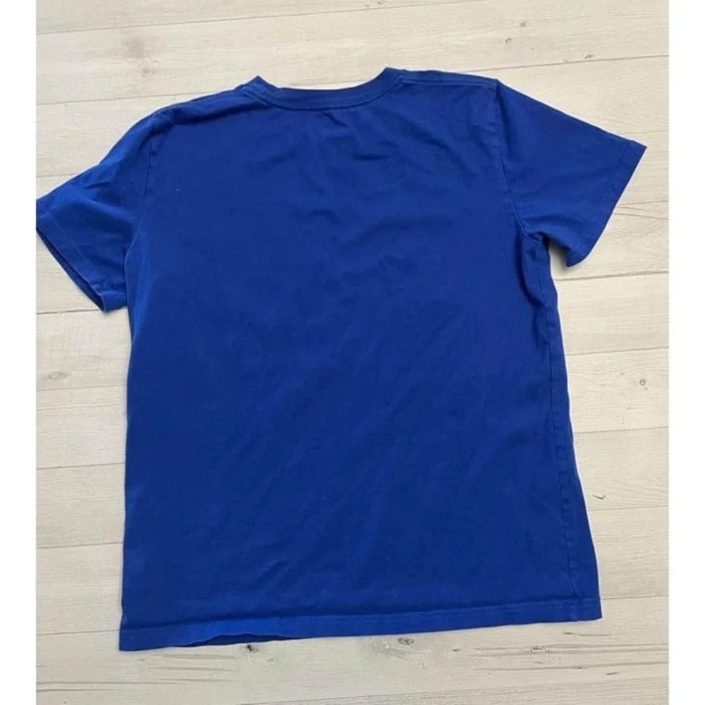 Boys Adidas‎ Blue Shirt Youth Large
